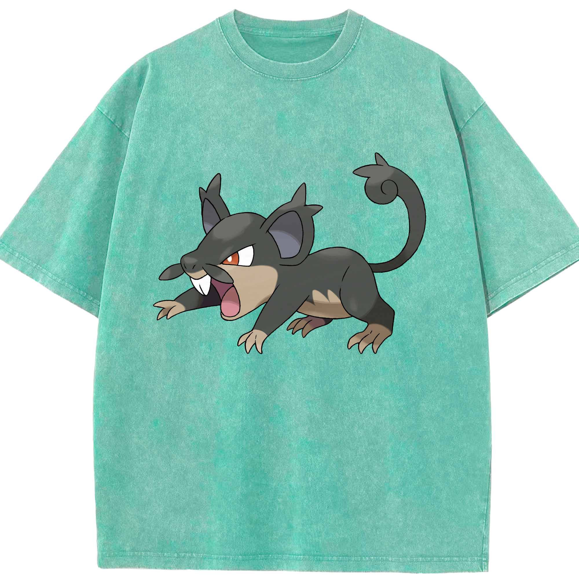 （画像用） ポケットモンスター Pokémon 綿100% ヴィンテージ風 半袖Tシャツ（フロントプリント）